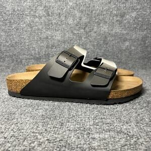 Birkenstock Arizona Birko-Flor Ombre Black Men's Sandals EU 45 US 12 NEW